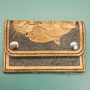 Hand made leather wallet